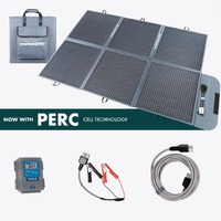 200W Portable Solar Blanket With 15A Smart Solar Regulator